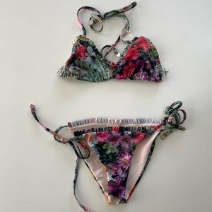 Wildfox Swim Floral Bikini Set